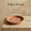Sottobicchieri Teramico Terracotta resistenti al gelo – Ø Anteprima dell’immagine prodotto 2