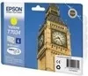 A package of Epson T7034 yellow ink cartridge with a picture of Big Ben on the front. Produktbild-Vorschau