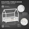 ML-Design Kinderbett 70x140cm mit Rausfallschutz, Dach & Produktbild-Vorschau 3