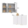 Armoire murale de cuisine Flieks avec 3 portes, meuble Voir les images du produit 6