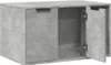 A concrete-effect cabinet with two doors, one of which is open. Produktbild-Vorschau