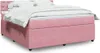 Boxspringbett mit Matratze Rosa 180x200 cm Samt Produktbild-Vorschau 2