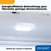 Interior view of a refrigerator with LED lighting. Produktbild-Vorschau