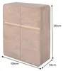 riess-ambiente Highboard MONZA 100cm braun gold massives Produktbild-Vorschau 7