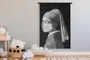 MuchoWow® Wandteppich Wandbehang Das Mädchen mit dem Produktbild-Vorschau 3