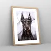 Gerahmtes Poster - Rahmen in heller Eiche - Hund Produktbild-Vorschau 8