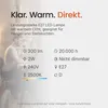 VITO E27 LED Filamentlampe G45 2W 300lm 2500K 240V 3 Stück Produktbild-Vorschau 3