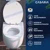 Casaria Copriwater Universale Doppia Chiusura Silenziosa Anteprima dell’immagine prodotto 2