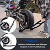 QEENTOE 2 Stück Motorradständer mit Rollen Motorrad Produktbild-Vorschau 6