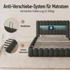 INONEFT Polsterbett 180x200cm mit LED und USB Typ-C, Produktbild-Vorschau 10