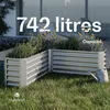 Blumfeldt Lit de Jardin Surélevé en L, 742L Acier Voir les images du produit 5