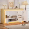 STILVORA Wohnzimmerschrank mit 4 Fächern und Produktbild-Vorschau 1