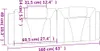vidaXL Kopfteil-Kissen "Viana" Weiß und Schwarz 160 cm Produktbild-Vorschau 8