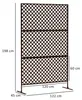 Outsunny Raumteiler 3-teilig 122x198 cm Freistehend Produktbild-Vorschau 3