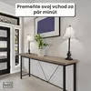IvoQ Industriálny konzolový stolík - Konzolový stôl Drevo & Náhľad obrázku produktu 3