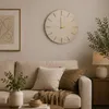 Horloge murale minimaliste SUM, motif marbre, Ø 30 cm Voir les images du produit 5