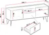 MIRJAN24 TV-Lowboard Narine RTV144 mit Schublade und Produktbild-Vorschau 5