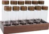12pcs Kaffeebohnen Lagerung Röhren Glas versiegelt Produktbild-Vorschau 1