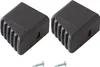 Krause® MONTO Fußkappe (Paar) schwarz 33x20 mm, für MONTO Produktbild-Vorschau 4