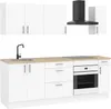 Dmora Küche Verbano Weiß 7 Regale, 4 Schubladen, Modular Produktbild-Vorschau 1