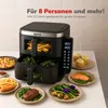 Friggitrice ad aria Alpina a 2 vani  - Airfryer 11 L - 2 Anteprima dell’immagine prodotto 7