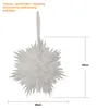 Papierstern Schneeflocke, weiß, Ø 45cm Produktbild-Vorschau 12