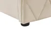 BELIANI Łóżko z pojemnikiem beżowe welurowe 140 x 200 cm Podgląd zdjęcia produktu 9