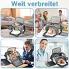 Transportbox Katze,Faltbarer Transporttasche Katze und Produktbild-Vorschau 4