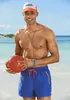 Bench Badeshorts blau-orange Größe XL Produktbild-Vorschau 3