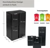 osoltus 3-Fach Sortierer Mülleimer Petrona 13L + 17L+ 30L Produktbild-Vorschau 3