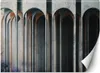 Vlies fototapete Säulen 3D abstrakt 450x315 cm Feeby Grau Produktbild-Vorschau 1