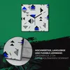 Coloray Uhr auf Leinwand 30x30 cm Wand Uhr Dekoration Produktbild-Vorschau 5