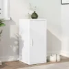 vidaXL Botník bílý 32x35x70 cm Dřevěný materiál Náhled obrázku produktu 2