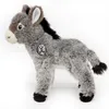 A plush toy donkey stands on a white background. Produktbild-Vorschau