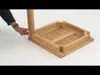 Teak Beistelltisch klein 50x50x45 cm, Massivholz Produktbild-Vorschau 10