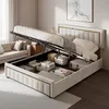 ProximaX bed, 160x200 cm, beige – fluwelen bekleding met Productafbeelding-voorbeeld 10