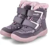 A pair of children's winter boots with a heart pattern. Produktbild-Vorschau