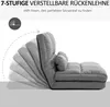 2 in 1 faltbares Bodensofa Bett mit Rückenlehne - Produktbild-Vorschau 7