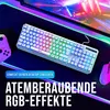 KLIM Chroma RGB Gaming Tastatur QWERTZ deutsch mit USB Produktbild-Vorschau 5