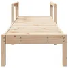 The Living Store Sonnenliege 199,5x62x55 cm Massivholz Produktbild-Vorschau 5