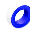 A close-up view of a roll of white Teflon tape with a blue core, set against a white background. Podgląd zdjęcia produktu