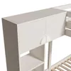 Letto a castello Merax 90x200cm con LED, letto per bambini Anteprima dell’immagine prodotto 14
