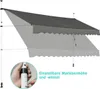 svěrná markýza 200 cm s ruční klikou, markýza bez vrtání, Náhled obrázku produktu 4