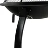Close-up of the leg and attachment point of a black fire pit. Náhľad obrázku produktu