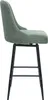 Miliboo - 360° drehbare Barhocker aus Chenille-Stoff in Produktbild-Vorschau 5