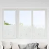 vidaXL Fensterfolien 2 Stk. Matt Blumenmuster PVC Produktbild-Vorschau 2