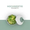 Salatschleuder Grün (4L Ø25cm) BPA-frei, 3in1 Salattrockner Produktbild-Vorschau 3