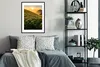 MuchoWow® Gerahmtes Poster Blumen - Sonne - Berge 60x80 cm Produktbild-Vorschau 2