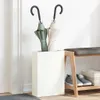 vidaXL Regenschirmständer Weiß 28 x 12 x 41 cm Stahl Produktbild-Vorschau 2