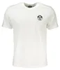 Kurzarm Herren T-Shirt Weiß mit Rundhalsausschnitt und Produktbild-Vorschau 1
